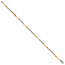 14K Two-tone 7.75in Bracelet - 7.75 in.