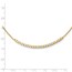14K Two-tone Beaded 18in Necklace - 18 in.