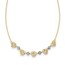 14k Two-tone Diamond-cut Beads & Knots Necklace - 18 in.