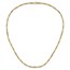 14K Two-tone Fancy Beaded Station Necklace - 18 in.