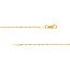 14K Two Tone Gold 1.35 mm Dorica Chain w/ Lobster Clasp - 16 in.