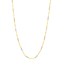14K Two Tone Gold 1.45 mm Singapore Chain - 16 in.