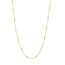 14K Two Tone Gold 1.45 mm Singapore Chain - 18 in.