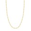 14K Two Tone Gold 3.2 mm Figaro Chain w/ Lobster Clasp - 22 in.