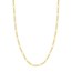 14K Two Tone Gold 4.75 mm Figaro Chain w/ Lobster Clasp - 18 in.