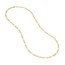 14K Two Tone Gold 4.75 mm Figaro Chain w/ Lobster Clasp - 18 in.