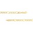 14K Two Tone Gold 4.75 mm Figaro Chain w/ Lobster Clasp - 24 in.