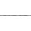 14k WG 1.30 mm Machine-made Rope Chain Necklace - 18 in.