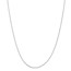 14k White Gold 0.50 mm Box Chain - 26 in.