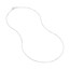 14K White Gold 0.55 mm Box Chain w/ Spring Ring Clasp - 20 in.