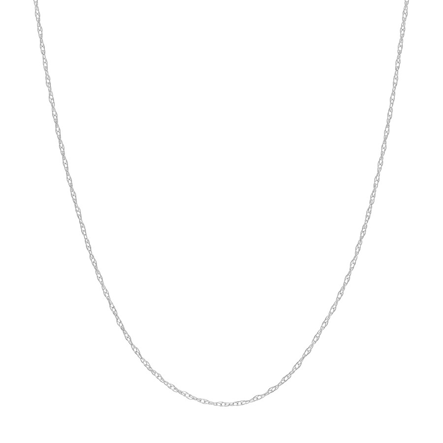 14K White Gold 0.6 mm Replacement Rope Chain - 18 in.