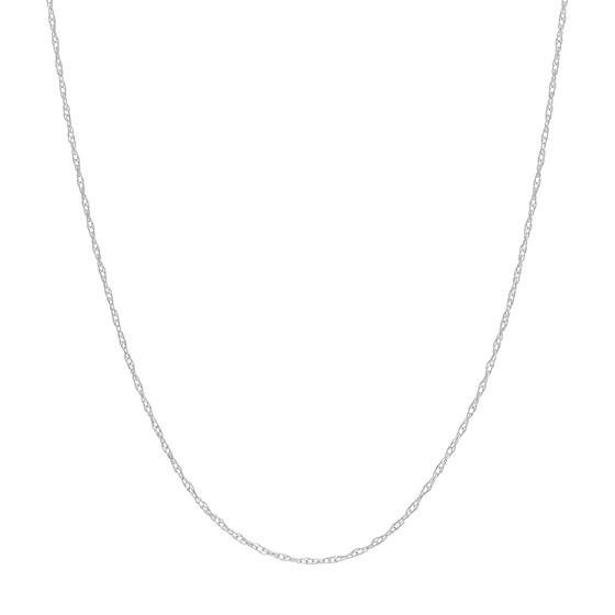 14K White Gold 0.6 mm Replacement Rope Chain - 18 in.