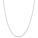 14k White Gold 0.65 mm Spiga Pendant Chain Necklace - 18 in.
