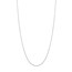 14K White Gold 0.66 mm Box Chain w/ Lobster Clasp - 24 in.