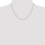 14k White Gold 0.70 mm Box Chain Necklace - 18 in.
