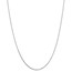 14k White Gold 0.70 mm Box Chain Necklace - 24 in.