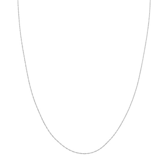 14K White Gold 0.75 mm Replacement Rope Chain - 16 in. 14K White Gold 0.75 mm Replacement Rope Chain - 16 in.