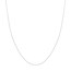 14K White Gold 0.8 mm Cable Chain w/ Lobster Clasp - 16 in.