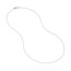 14K White Gold 0.8 mm Cable Chain w/ Lobster Clasp - 20 in.