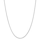 14k White Gold 0.80 mm Spiga Pendant Chain Necklace - 16 in.