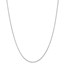 14k White Gold 0.80 mm Spiga Pendant Chain Necklace - 16 in.
