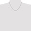 14k White Gold 0.80 mm Spiga Pendant Chain Necklace - 18 in.