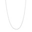 14K White Gold 0.85 mm Wheat Chain w/ Lobster Clasp - 16 in.