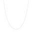 14K White Gold 0.85 mm Wheat Chain w/ Spring Ring Clasp - 18 in.