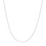14K White Gold 0.9 mm Cable Chain w/ Spring Ring Clasp - 16 in.