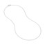 14K White Gold 0.9 mm Cable Chain w/ Spring Ring Clasp - 16 in.
