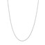 14K White Gold 0.9 mm Curb Chain - 16 in.