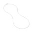 14K White Gold 0.9 mm Saturn Chain w/ Spring Ring Clasp - 16 in.