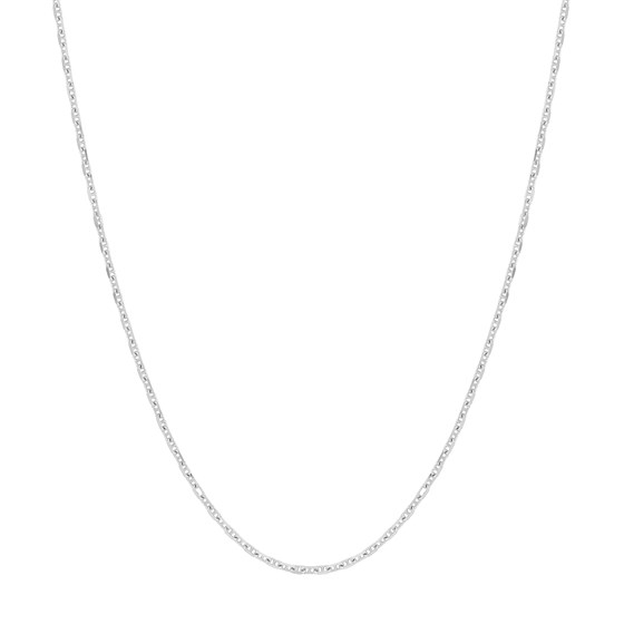 14K White Gold 0.95 mm Anchor Chain - 18 in.