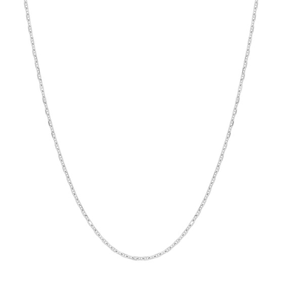 14K White Gold 0.95 mm Anchor Chain - 20 in. 14K White Gold 0.95 mm Anchor Chain - 20 in.