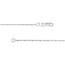 14K White Gold 0.95 mm Raso Chain w/ Lobster Clasp - 18 in.