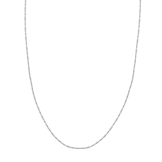 14K White Gold 0.95 mm Raso Chain w/ Lobster Clasp - 20 in. 14K White Gold 0.95 mm Raso Chain w/ Lobster Clasp - 20 in.