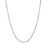 14k White Gold 1.0 mm Franco Chain Necklace - 18 in.