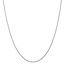 14k White Gold 1.0 mm Spiga Pendant Chain Necklace - 16 in.