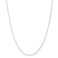 14k White Gold 1.00 mm Parisian Wheat Chain Necklace - 18 in.