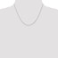 14k White Gold 1.00 mm Parisian Wheat Chain Necklace - 18 in.