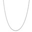 14k White Gold 1.05 mm Box Chain Necklace - 18 in.