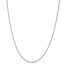 14k White Gold 1.05 mm Box Chain Necklace - 20 in.