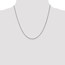 14k White Gold 1.05 mm Box Chain Necklace - 20 in.