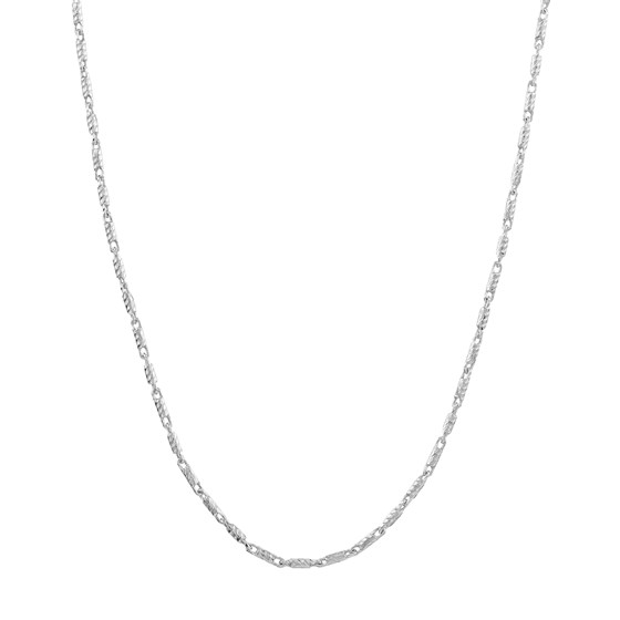 14K White Gold 1.05 mm Raso Chain w/ Lobster Clasp - 18 in.