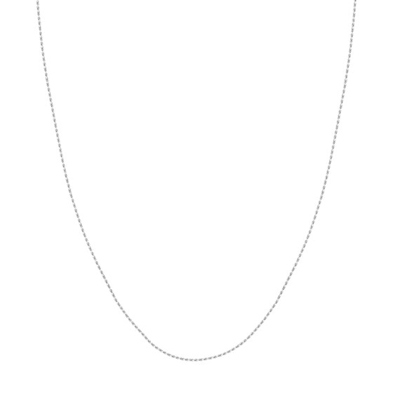 14K White Gold 1.05 mm Rope Chain w/ Lobster Clasp - 16 in.