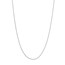 14K White Gold 1.05 mm Wheat Chain w/ Lobster Clasp - 16 in.