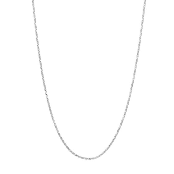 14K White Gold 1.05 mm Wheat Chain w/ Lobster Clasp - 24 in. 14K White Gold 1.05 mm Wheat Chain w/ Lobster Clasp - 24 in.