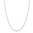 14k White Gold 1.1 mm Baby Rope Chain Necklace - 16 in.