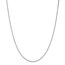 14k White Gold 1.1 mm Box Chain Necklace - 20 in.