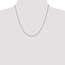 14k White Gold 1.1 mm Box Chain Necklace - 20 in.